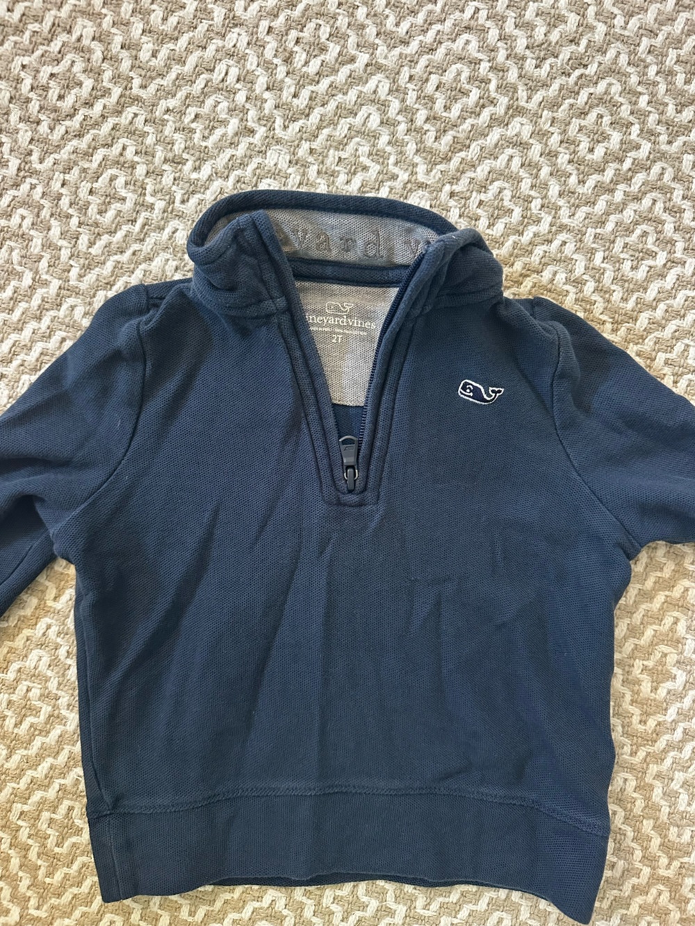 Vineyard Vines Boys Navy Quarter-Zip